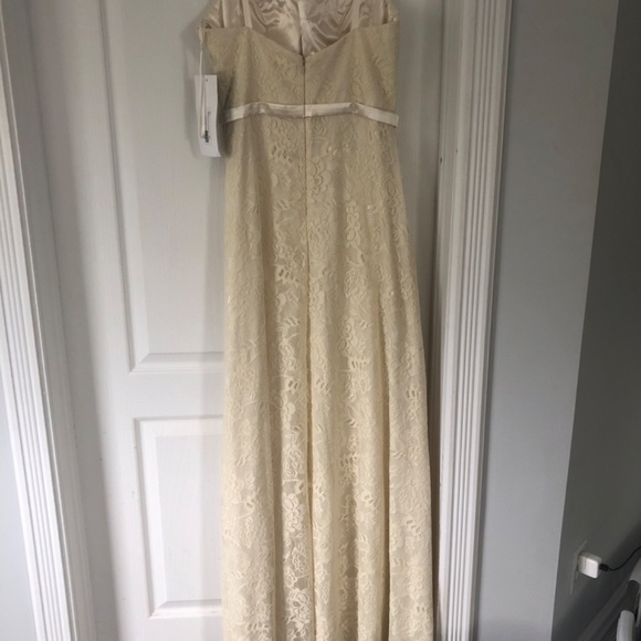 NWT Beautiful Ivory Lace Wedding/Formal Dress with Bolero Jacket - Picture 5 of 8